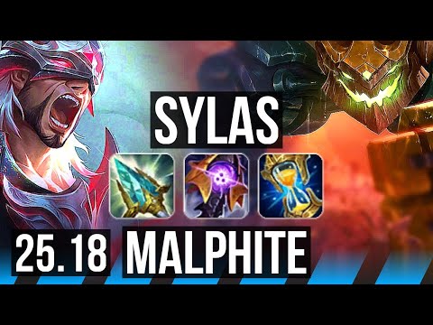 SYLAS vs MALPHITE (MID) | 9/4/12 | EUW Master | 25.18