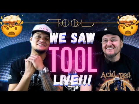 OUR EXPERIENCE SEEING TOOL FOR THE FIRST TIME LIVE!!!
