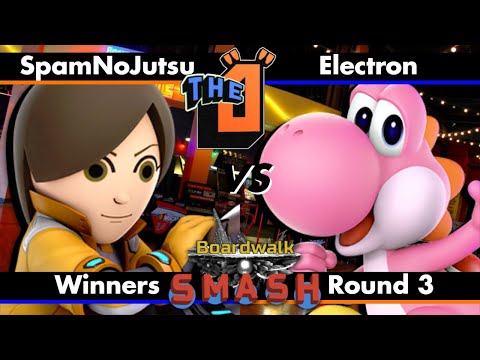 spamnojutsu (Mii Gunner) vs. Electron (Yoshi) - WR3 | Boardwalk Smash 12 SSBU (7/14/2022)