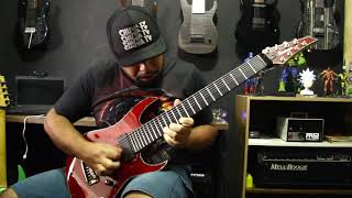 Video thumbnail for Ibanez Iron Label RGIX28fEQM - EMG 808 - 8 string/8 cordas by Michel Oliveira Official