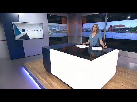 ITV News Wales at Six (18BST - Full Program - Local Elections - 6/5/22) [1080p50]