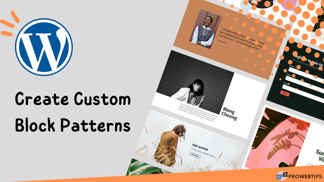 How To Create Custom Block Patterns on WordPress | PROWEBTIPS