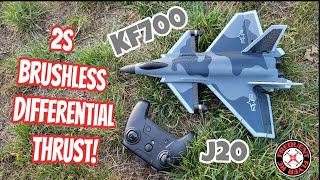 KFPLAN KF700 J20 Brushless RC Jet Flight Review