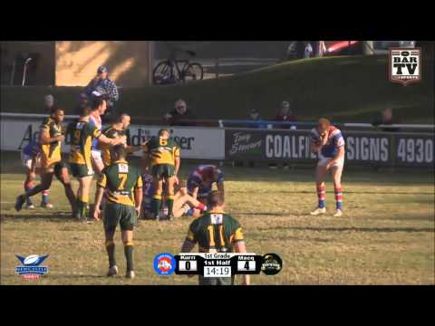 2015 Real NRL Round 10 1st Grade Highlights - Kurri Kurri v Macquarie