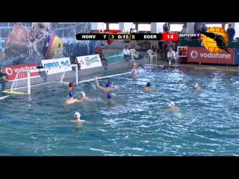 Honved 10 Eger 9 Hungarian League 2012 18,2,12 water polo