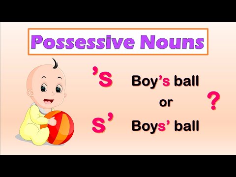 'S vs.S'| Apostrophe S| Learn Possessive Nouns Through Story