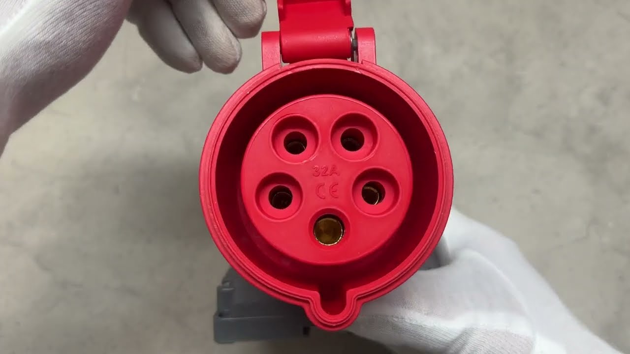 Розетка настенная 380V 5х32A полиамид IP44 Bemis BC1-3505-2535 3Р+N+РЕ