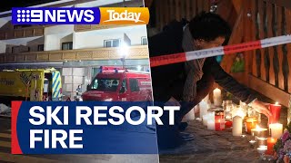 Devastation at New Year's Eve Celebration in the Swiss Alps | 9 News Australia