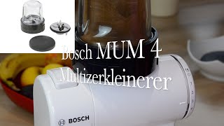 Multizerkleinerer Mixer der Bosch MUM MUZ45XCG1 | Bosch Küchenmaschine Gewürzmühle #boschmum #bosch