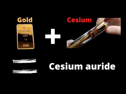Making Cesium auride (never done on YouTube before)