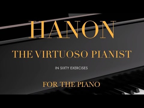 Ejercicios tecnicos: Hanon ejercicio no 1 con partitura y variantes ritmicas