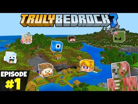 A NEW WORLD! Episode 1! Truly Bedrock S7 Minecraft Survival Let's Play