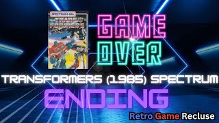 Transformers (1985) Sinclair ZX Spectrum ending [Retro Gaming]