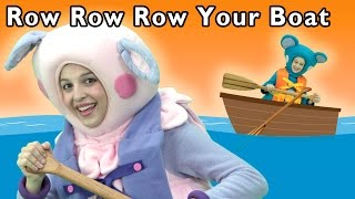 Rowing in Boats | Row Row Row Your Boat and More | Baby Songs from Mother Goose Club!
