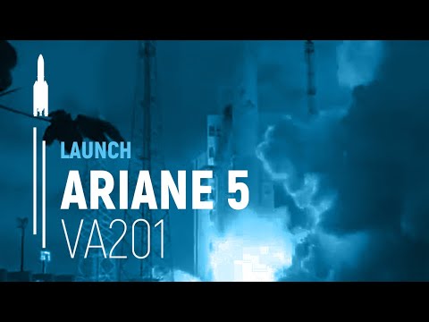 Flight VA201 – Yahsat Y1A / Intelsat New Dawn | Ariane 5 Launch | Arianespace