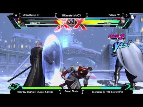 srkUW|Darryn vs Rattana - Grand Finals - UMvC3 - GameClucks Saturday Slugfest II