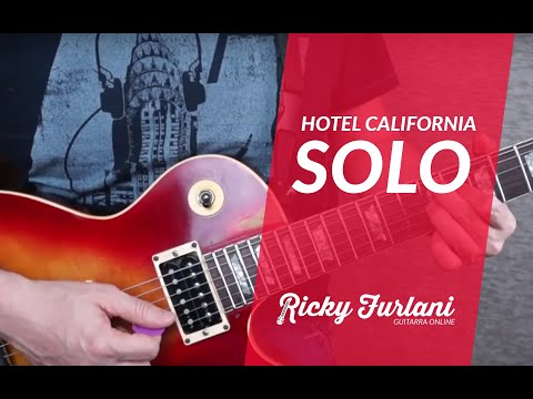 HOTEL CALIFORNIA - GUITAR SOLO (aula de guitarra)