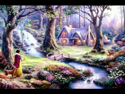 Snow White Discovers The Cottage Thomas Kinkade Studios