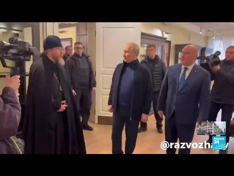 Russia's Putin visits Crimea on anniversary of annexation • FRANCE 24 English