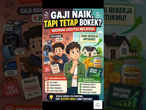 Gaji naik tapi tabungan nggak beranjak? 😅 Mungkin kamu terkena Lifestyle Inflation! Saat penghasilan bertambah, gaya hi...