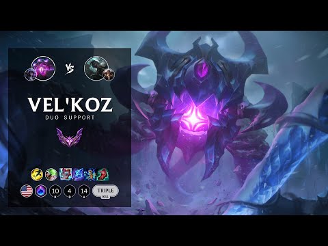 Vel'Koz Support vs Senna - NA Master Patch 12.10