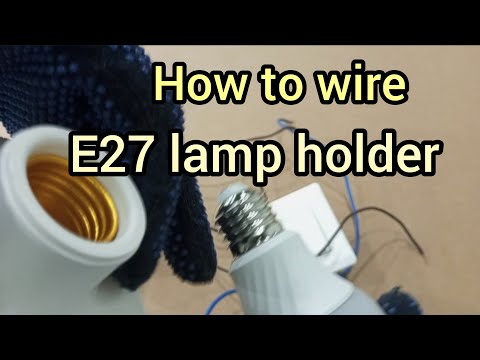 Part of a video titled Edison screw type lamp holder - YouTube