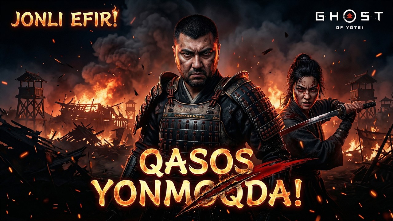 ⚔️ QASOS YONMOQDA! — Ghost of Yōtei #2 (Jonli Efir)