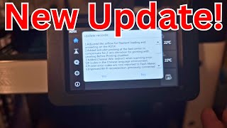 AD5X New Firmware Update Fixes No Leveling