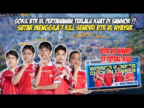 WWCD 11 KILL !! BTR VL NYAYUR SATAR NGAMUK 7 KILL SENDIRI | Set up defensif btr sulit di tembus
