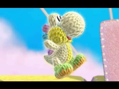 Yoshi's Woolly World 100% Walkthrough Part 8 - World 3-4, 3-5, 3-6 (All Collectibles)