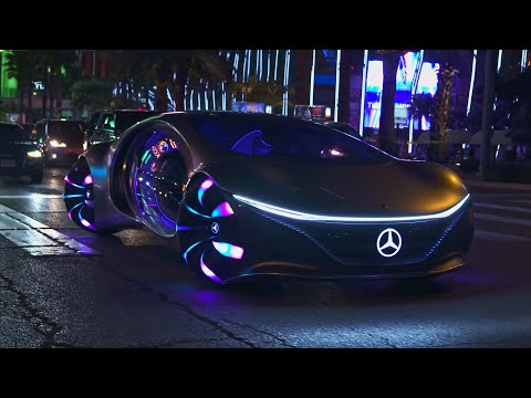 Mercedes Benz Vision AVTR | Interior, Exterior and Drive | CES 2020