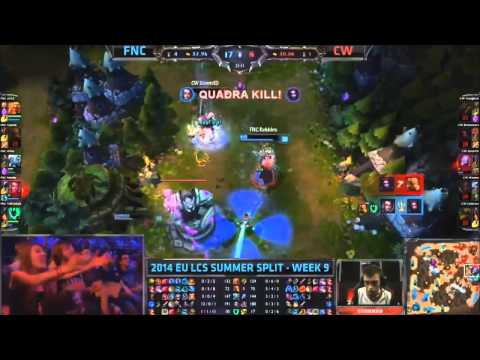Rekkles Vayne Awesome Penta Kill! - Fnatic vs Copenhagen Wolves EU LCS - LOL News