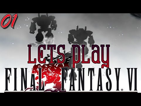 Let's Play Final Fantasy VI Blind - [Ep 1] Terra & The Narshe Mines | FF6 Remake with Commentary