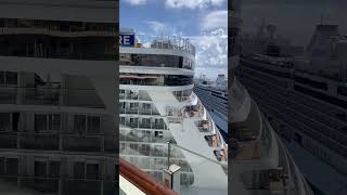 Four CRUISESHIP’S in a small port is an amazing!.. #cruiseship #travel #yt #ytshorts #vacation