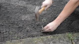 How to instal anti mole netting