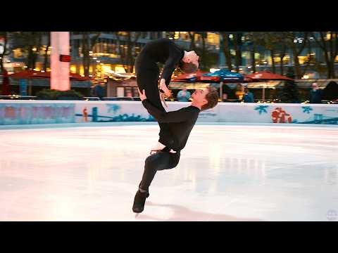 "The Godfather", Oona Brown and Gage Brown perform their 2026 Senior Free Dance at Bryant Park
