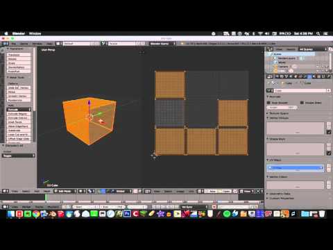 Blender UV Unwrapping a Cube