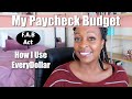 Exactly How I Paycheck Budget using EveryDollar **my real numbers used**