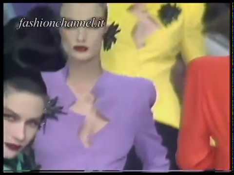 "Thierry Mugler" Autumn Winter 1988 1989 Paris 1 of 2 pret a porter woman by FashionChannel
