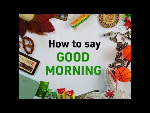 60 Second Lithuanian Lesson