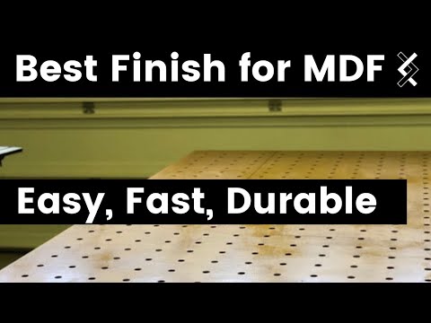 How to Finish MDF Workbench — How to Woodworking