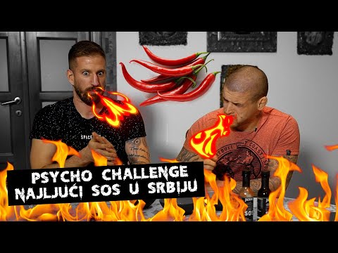PSYCHO/CHALLENGE-Probali smo NAJLJUCI SOS U SRBIJU! 🌶️🌶️🌶️
