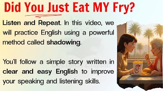 Did You Just Eat MY Fry? | Reading Practice | Improve Your Speaking in English | Graded Reader