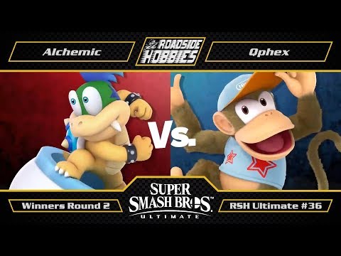RSH Ultimate #36: Alchemic (Bowser Jr) vs Qphex (Diddy Kong) - Winners Round 2