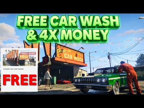 FREE CARWASH & 4X MONEY! INSANE WEEK in GTA ONLINE!