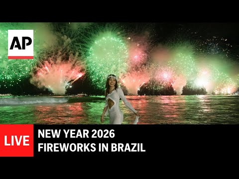 Brazil new year 2025: LIVE fireworks in Rio De Janeiro