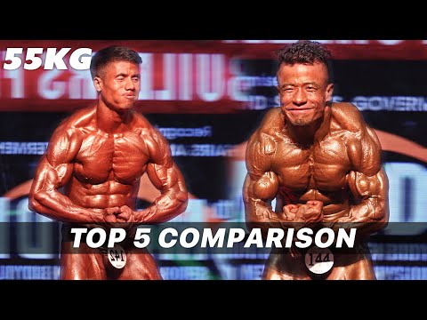 55 Kg Weight Category Mr INDIA 2019 - Top 5 Comparison