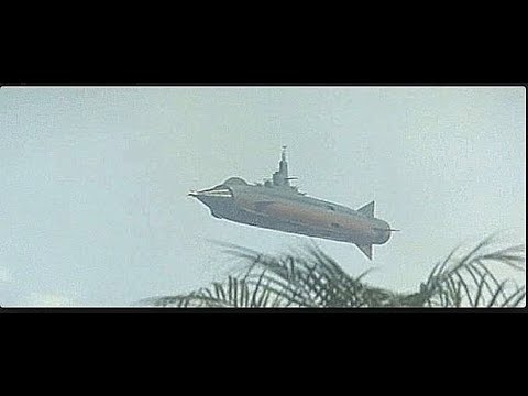 ATRAGON 1963 The End Japanese movie the flying submarine