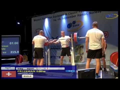Western European Championships 2018 - Men's Classic Powerlifting -59 .. -93kg