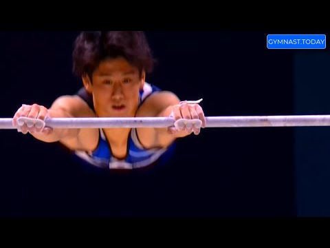 Top 3 in Men's High Bar Final - 2022 Liverpool 51st Gymnastics World Championships